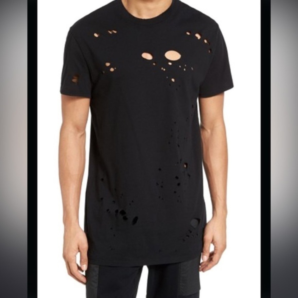 Hudson Jeans Cutout Short Sleeve Tee Shirt